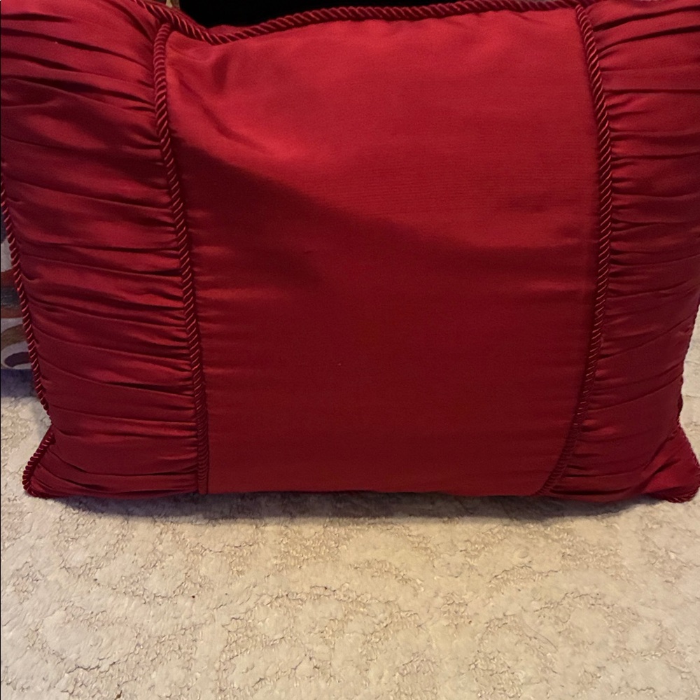 Colorful Patterned and Red Throw Pillows - Picture 5 of 9